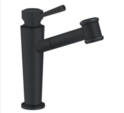Franke FFPS5220 Absinthe Pull-Out Kitchen Faucet 180° Swivel Spout MATTE BLACK