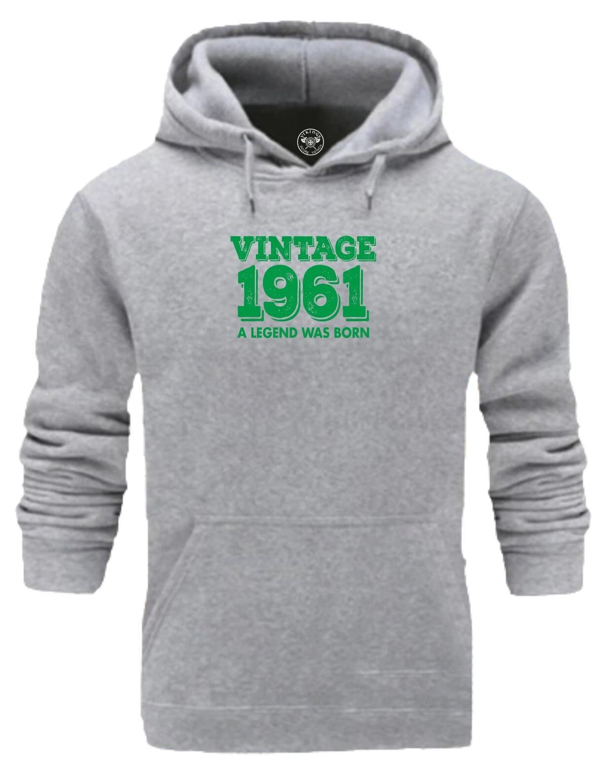 VETEMENTS Felpa con cappuccio vintage 1961 64° compleanno abbigliamento è nata una leggenda regalo classico top