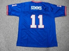 PHIL SIMMS Unsigned Custom Blue New York Sewn New Football Jersey Sizes S-3XL