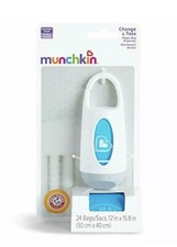 Munchkin Arm and Hammer Diaper Bag Dispenser, Blue Colors