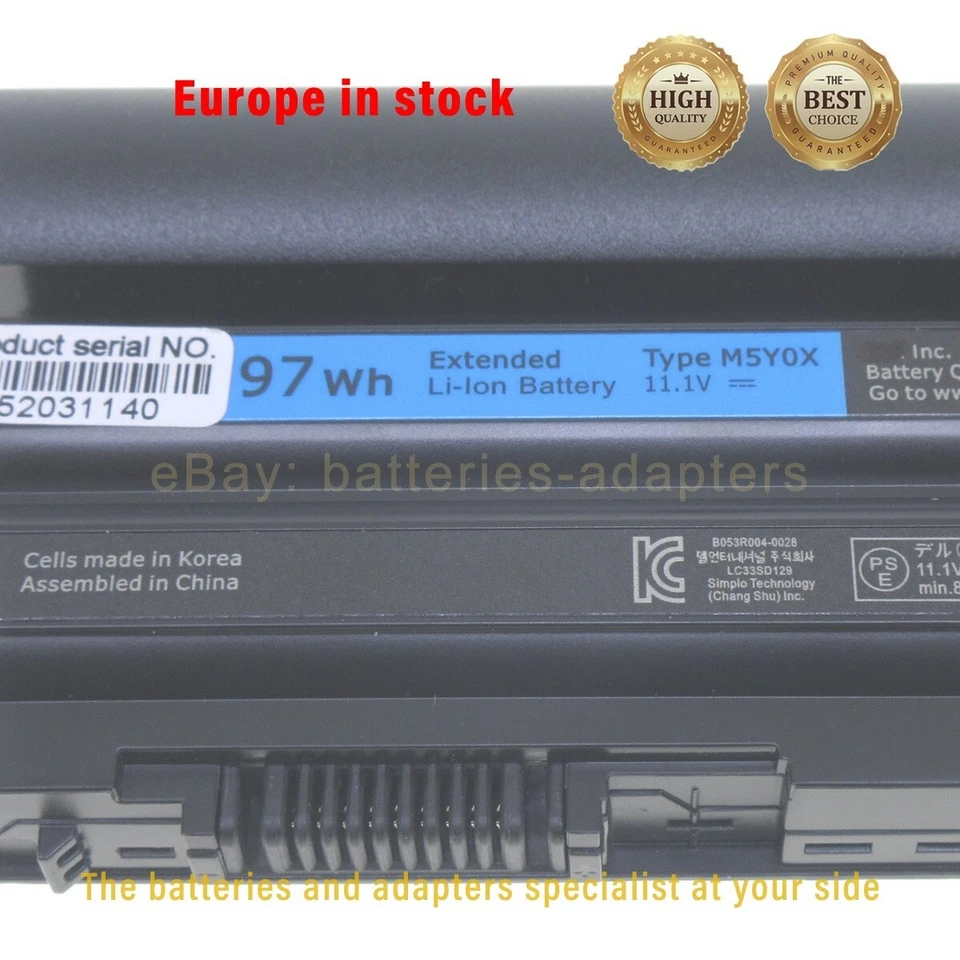 Batería Original Nueva 04NW9 WJ383 312-1164 para Dell Latitude E6440 E5430 Foto 4 de 4