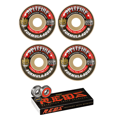 Spitfire Skateboard Wheels 58mm Conical Full F4 101A with