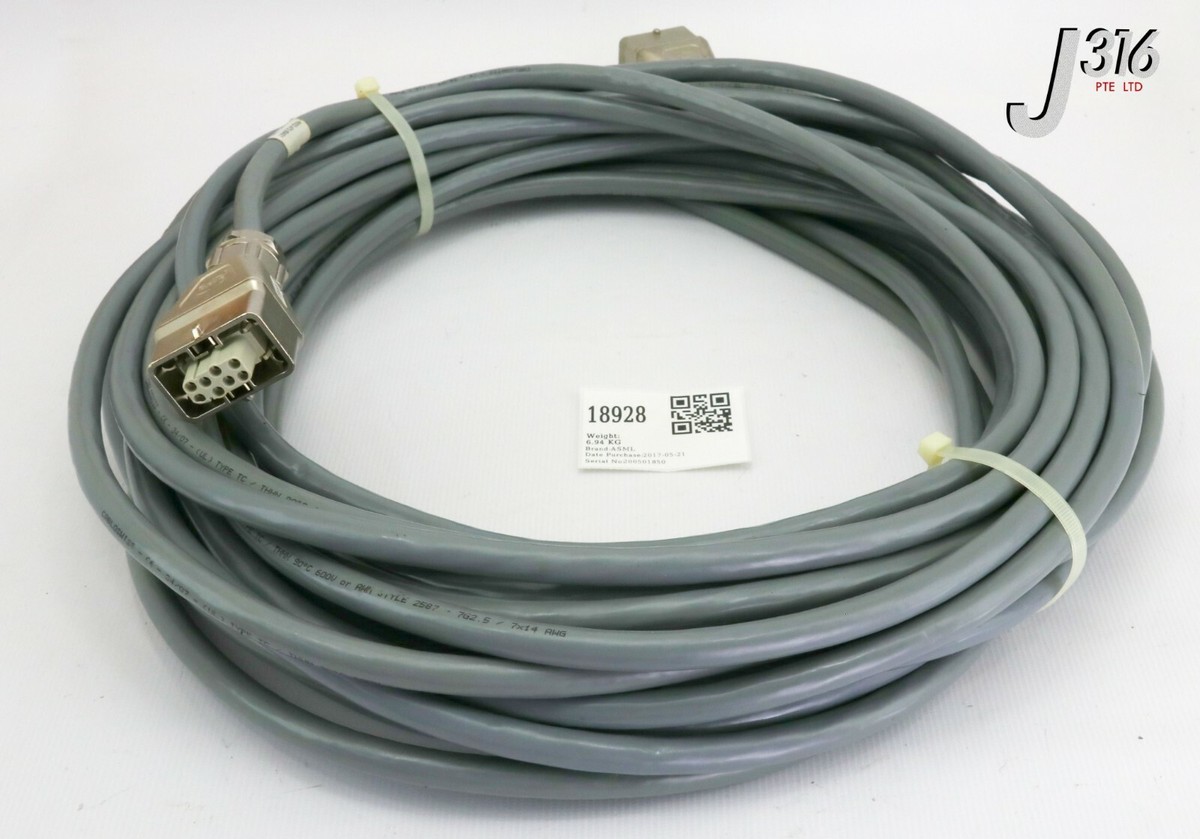 18928 ASML CABLE ASSY, ECPL X2-2, WSPRS-X3, 19M 4022.472.66421 | eBay