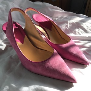 mauve kitten heel shoes