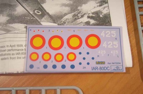 Amodel 72204 kit modellino plastica scala 1:72 IAR-80DC aereo addestramento rumeno - Foto 11 di 24