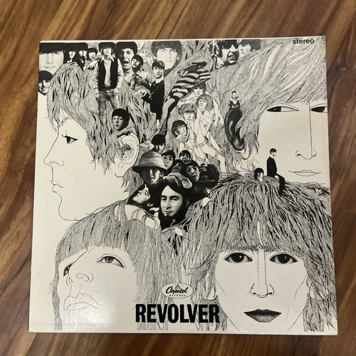 THE BEATLES REVOLVER Vinyl LP 70's Reissue Shrink EX/VG+ SW-2576 Capitol Purple