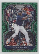 2021 Panini Prizm Tier III Green Donut Circle Prizm Yordan Alvarez #224 b4d