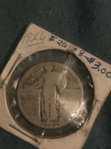 1926 Standing Liberty Quarter No Mint.
