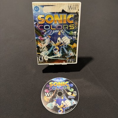 Sonic Colors (Nintendo Wii, 2010) Tested Working Damaged Cover Art