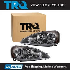 TRQ Headlight Assembly Set Fits 2005-2006 Acura RSX AC2518108 AC2519108