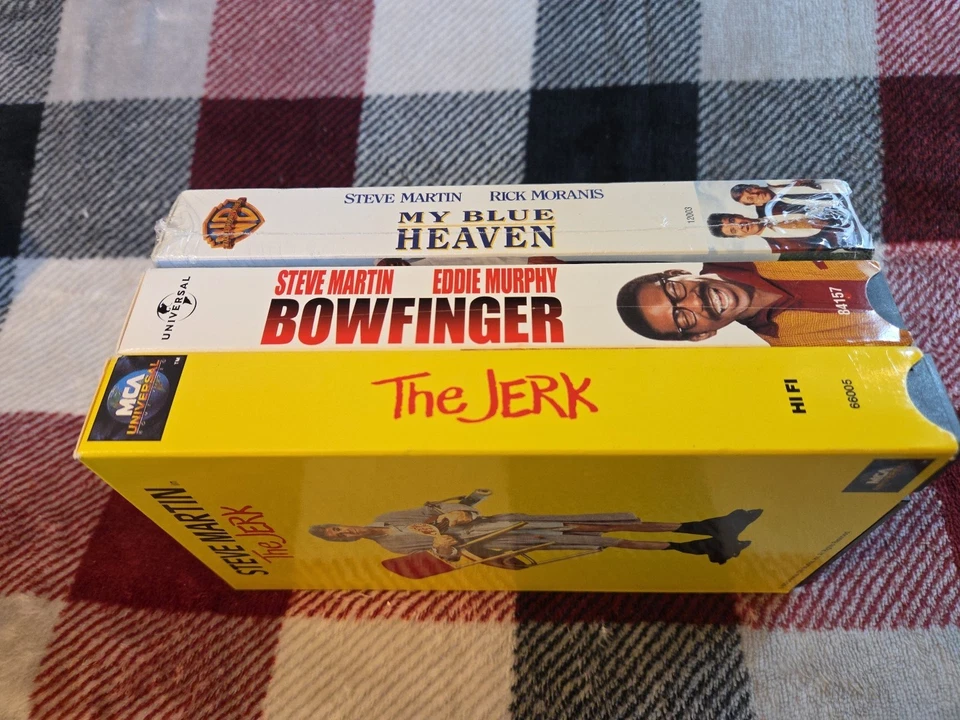 3 Vhs Lot-Steve Martin-The Jerk,Bowfinger, My Blue Heaven (New & Sealed) Free Sh - Image 3 of 4