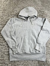 Vintage 80s Champion Reverse Weave Warmup Hoodie Large Gray Made In USA