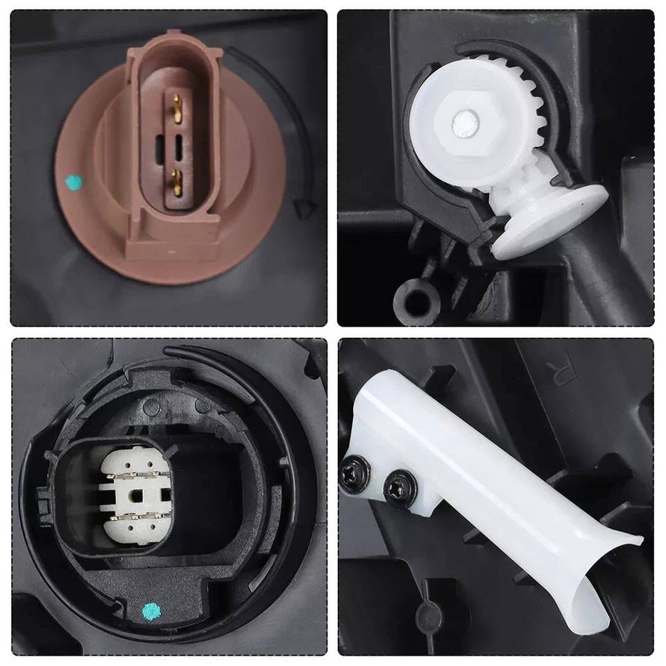 LED Headlight For 2021 2022 2023-2026 Chrysler Pacifica w/ Bulbs Left+Right Pair - Image 4 of 4