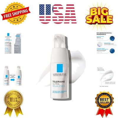 La Roche-Posay Toleriane Dermallergo Eye Cream Soothing Repair Moisturizer, S...