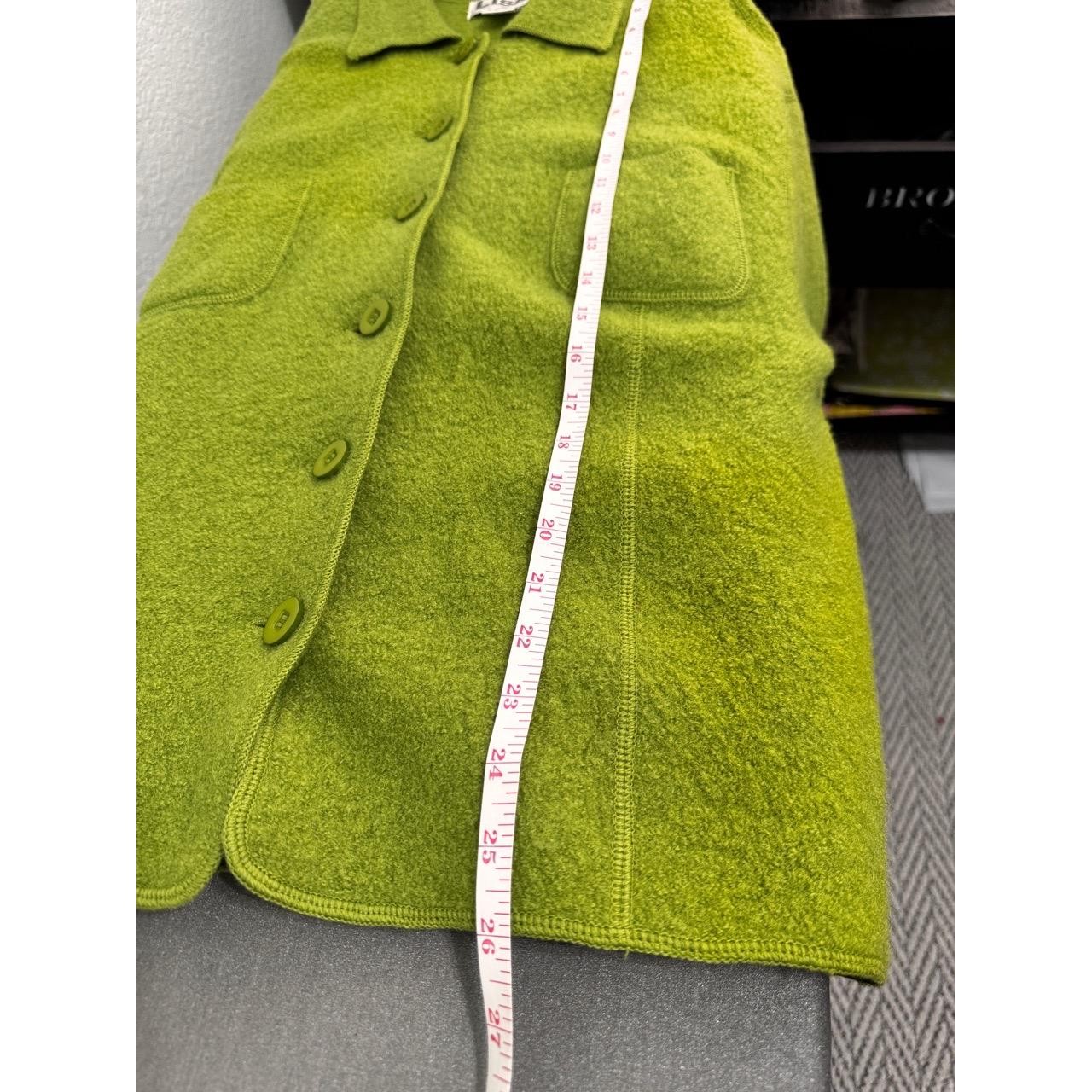 Lisa International Green Collared Patch Pockets B… - image 7