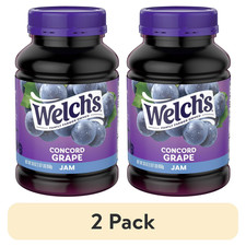 New (2 pack) Welch's Concord Grape Jam, 30 oz Jar free Shipp!