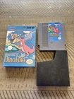 Adventures of Dino-Riki (Nintendo, 1989) NES. Box And Game. Game Black Screen