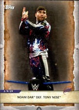 2020 Topps Road to WrestleMania #6 Noam Dar Def. Tony Nese