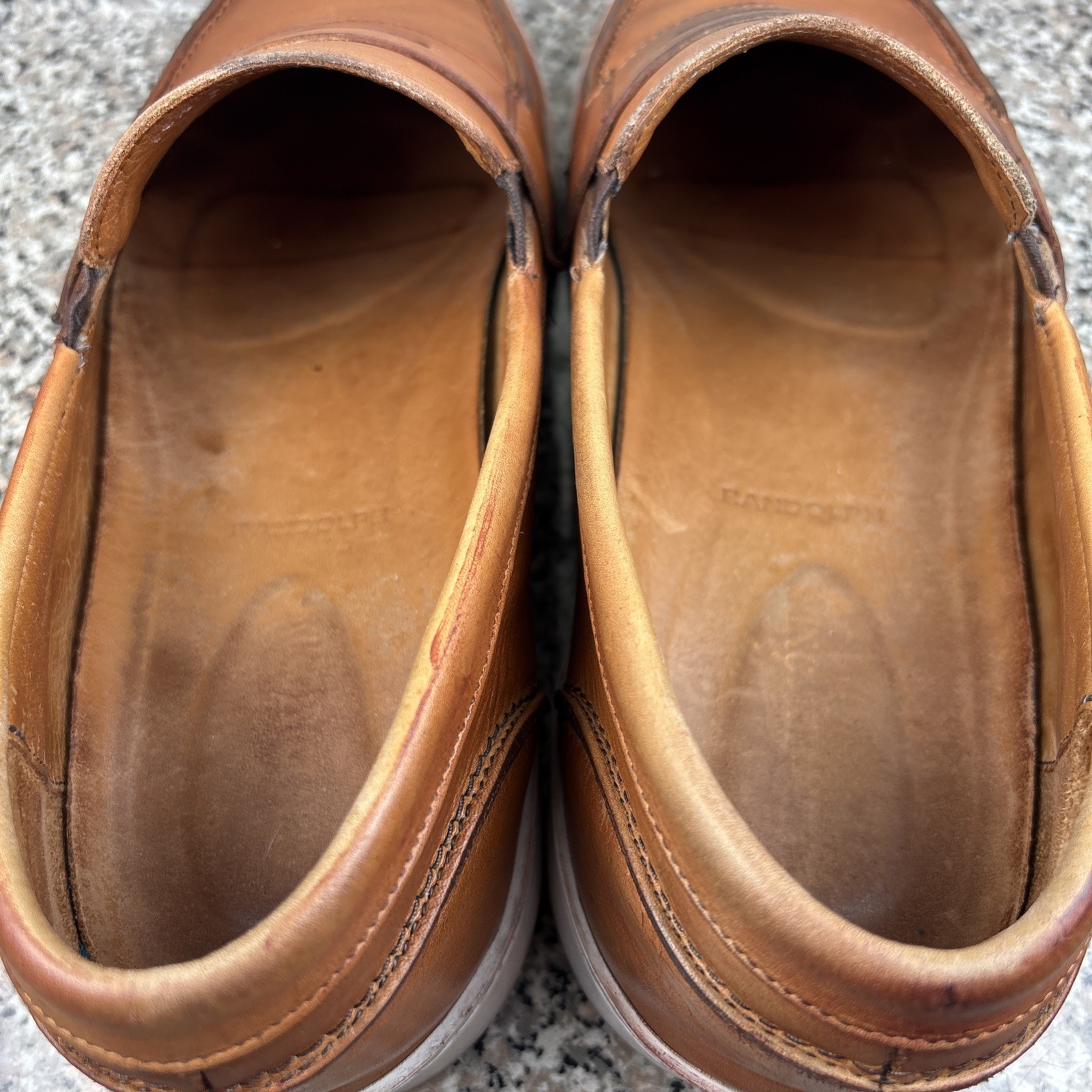 Allen Edmonds Randolph 5380 Chili Leather Penny Loafers Dress Sneakers 10.5EEE