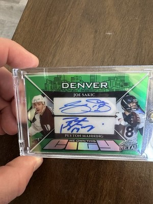  Leaf Metal We Own This City Denver 2025 1/1 Dual Auto Sakic Manning WO-3 