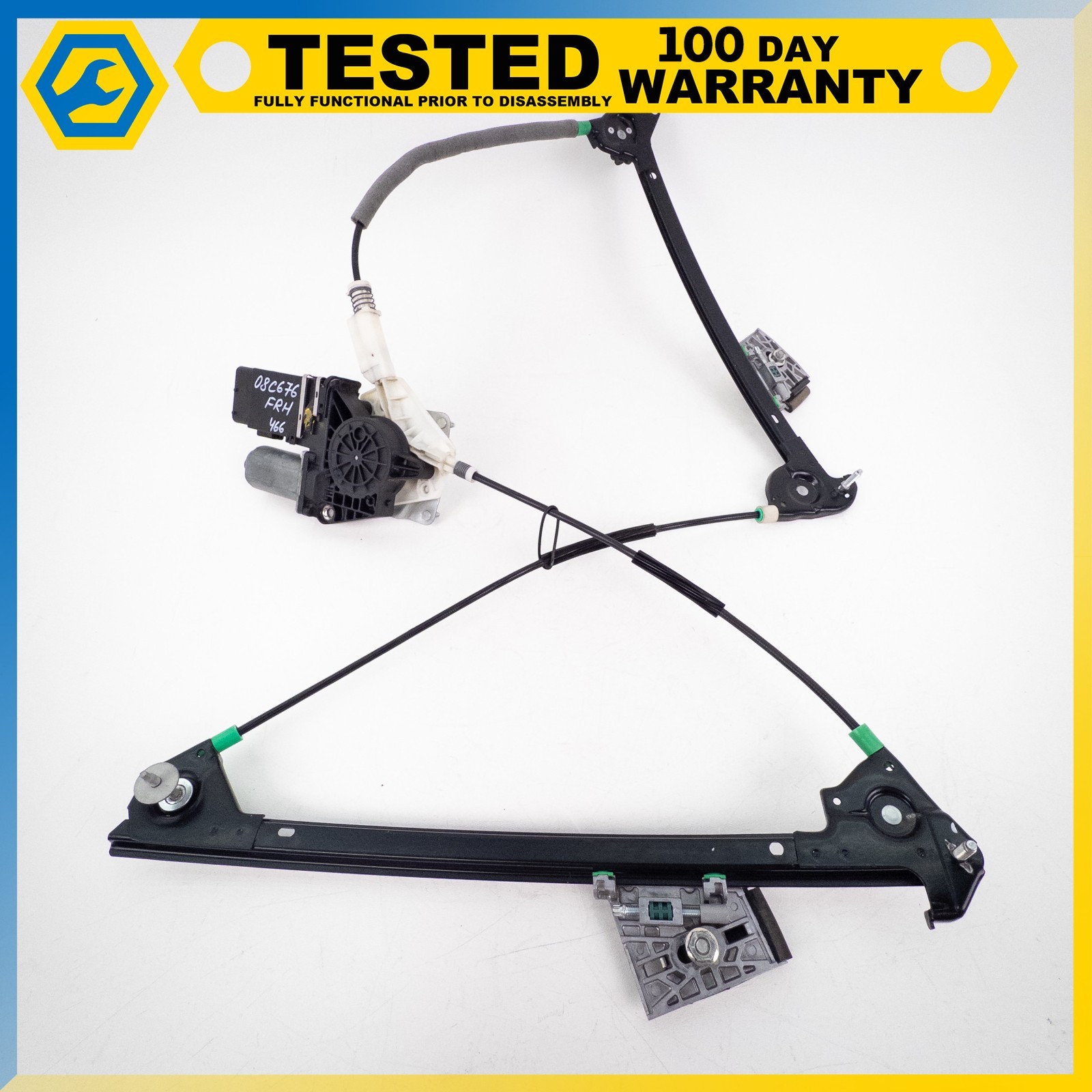 05-13 CHEVROLET CORVETTE C6 FRONT RIGHT POWER WINDOW REGULATOR MOTOR ASSEMBLY OE