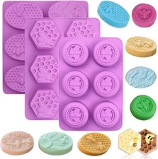 Soap Molds, Soap Molds for Soap Making, Perfect for Bee Soap Making, Honey Si...