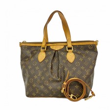 Louis Vuitton Monogram Palermo PM Borsa a mano M40145 Marrone Borsa a 2 vie per... GZl1gbbi