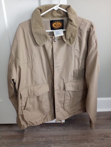 Vintage Woolrich Classic Khaki Hunting Jacket Large