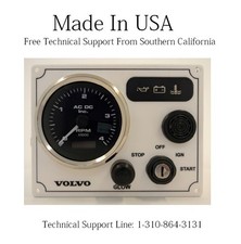 Volvo Engine Marine Instrument Panel B type USA Made Alternator Pick Up