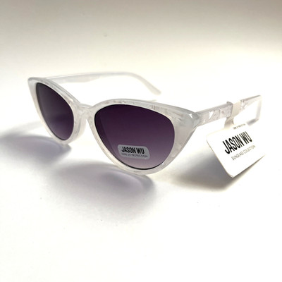 Jason Wu Cat Eye White Mother of  Pearl Sunglasses UV Protection NWT Retro