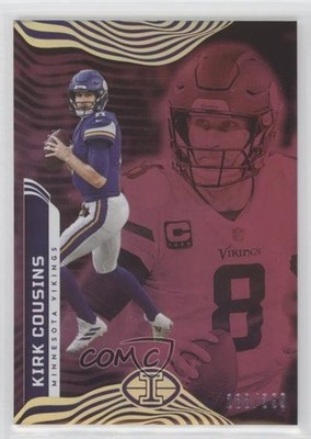 2022 Panini Illusions Trophy Collection Pink 268/399 Kirk Cousins #63 0sm9