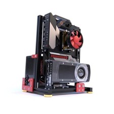 DIY Aluminium Pc Open Case Computer Chassis Test Bench Support Water 3.ATX