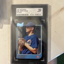 Bowman 1997 Kerry Wood #196 Chicago Cubs Rookie SG,LLC NM/MT 92
