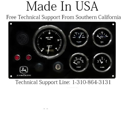 John Deere Diesel Engine Instrument Panel, Fully wired ready to install USA Made - Picture 1 of 4