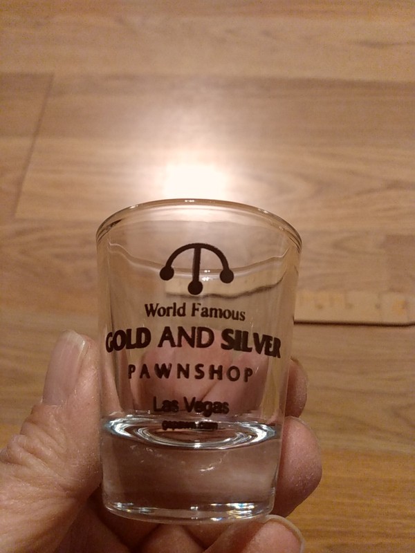 World Famous Gold And Silver Pawn Shop Las Vegas Shot Glass