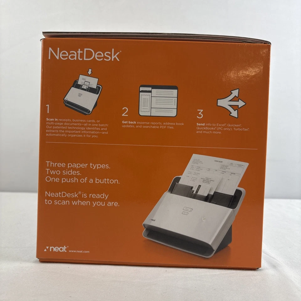 Neat Desk Pass Through Scanner Home Office Edition Digital Filing System NEW - Image 2 of 4