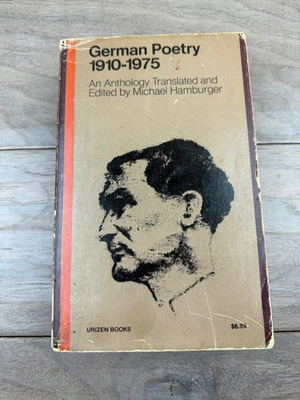 #ad German Poetry 1910 1975 Michael Hamburger Anthology Urizen Books $29.99