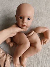 24in Unfinished Painted Reborn Doll Kits Lifelike Baby Doll Body Parts Girl Toys