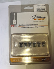 Graph Tech String Saver Bridge Saddles Tune-o-matic Nashville PS-8500-00 Black