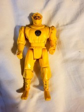 Vintage 1995 Yellow Ninja Power Ranger Bandai 5.5" Action Figure 