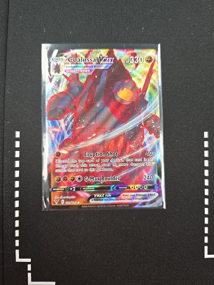 2020 Pokémon Vivid Voltage - Coalossal VMAX No. 99/185