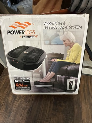 #ad Power Legs by Power Fit Model ETF002M Vibration Foot Calf Massager w Remote $59.99
