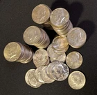 1965 to 1969 Kennedy 40% Silver Half Dollar (1 coin) Circulated to AU Lot #26K56
