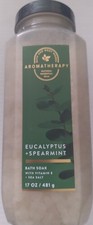 Bath  Body Works Aromatherapy Stress Relief Eucalyptus Spearmint Bath Soak 17OZ