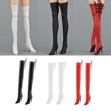 1/6 Overknee Stiefel f&uuml;r 12 Zoll Actionfiguren &ndash; DIY Zubeh&ouml;r
