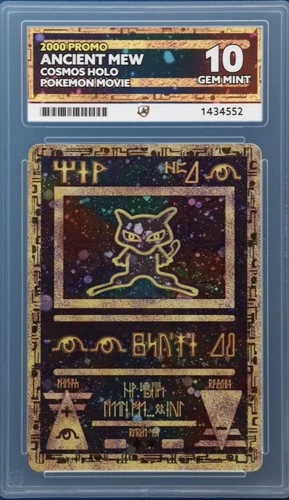 Ancient Mew 2000 Pokémon Movie Promo Cosmos Holo ACE 10 Gem Mint