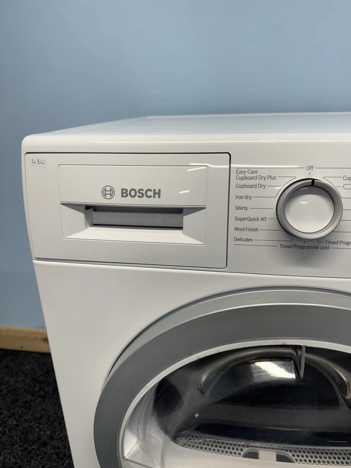 Bosch WTR85V21GB 8KG Heat Pump Condenser Dryer - White 4862 - Image 2 of 4