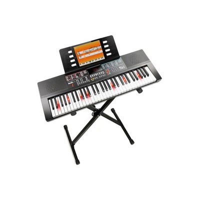 Rockjam 61Key Light Up Keyboard Piano Kit RJ640L-XS - BLACK ONE