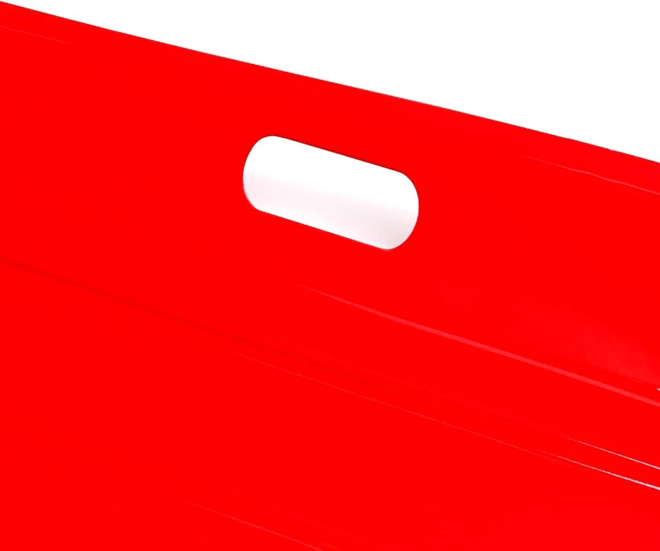 35-дюймовые детские пластиковые санки-тобогганы Best Choice Products с выдвижной веревкой, 2 ручки - Изображение 4 из 4