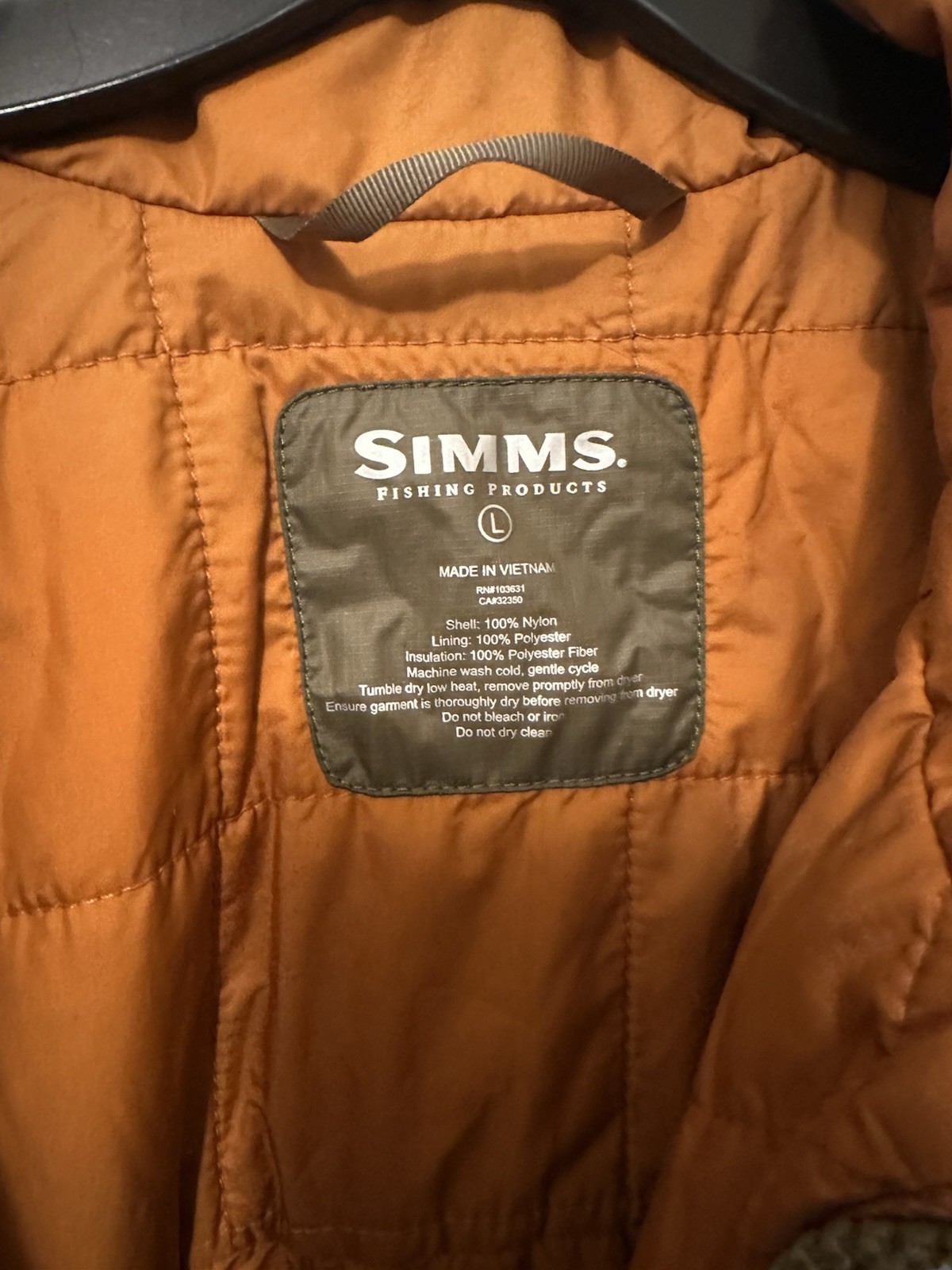 Simms Midstream Insulated Full Zip Jacket Fishing… - image 6